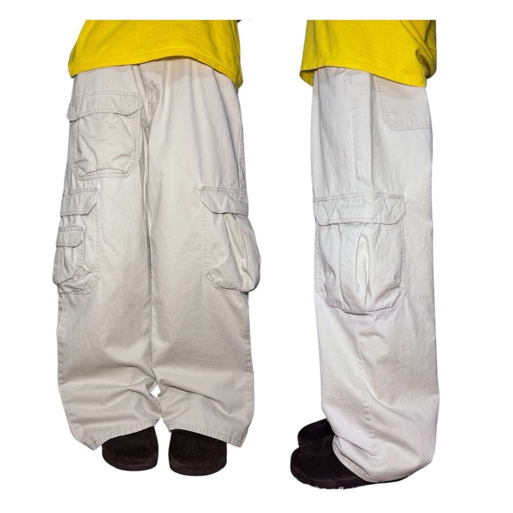 Y2k BAGGY Fit Mens Levis SilverTab Khakis jeans 34x29 skater Type Cargo